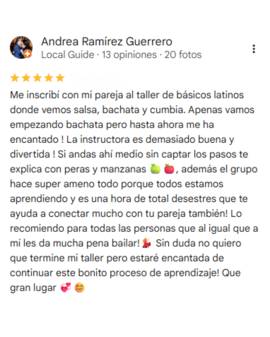 Testimonio de alumno 1