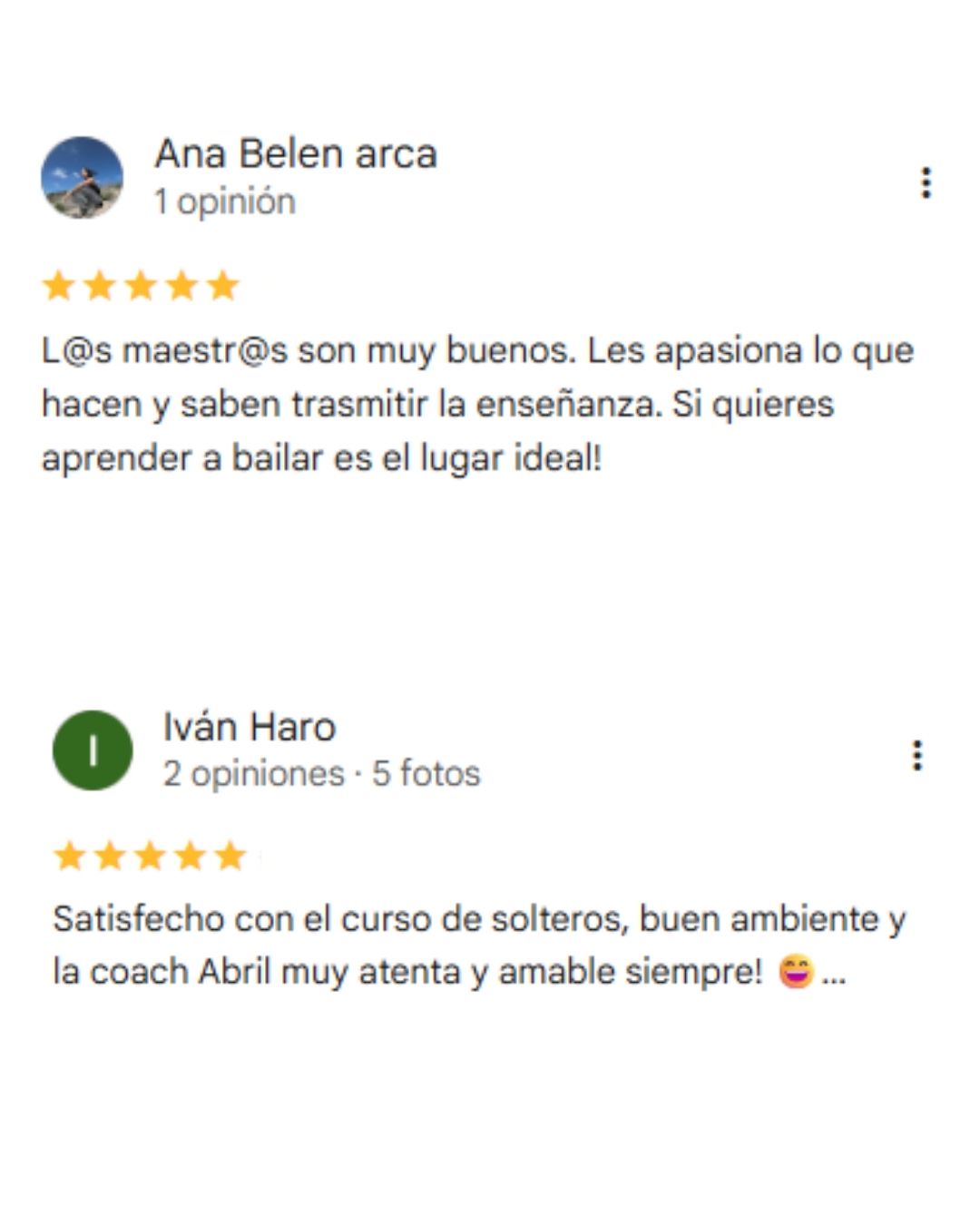 Testimonio de alumno 3